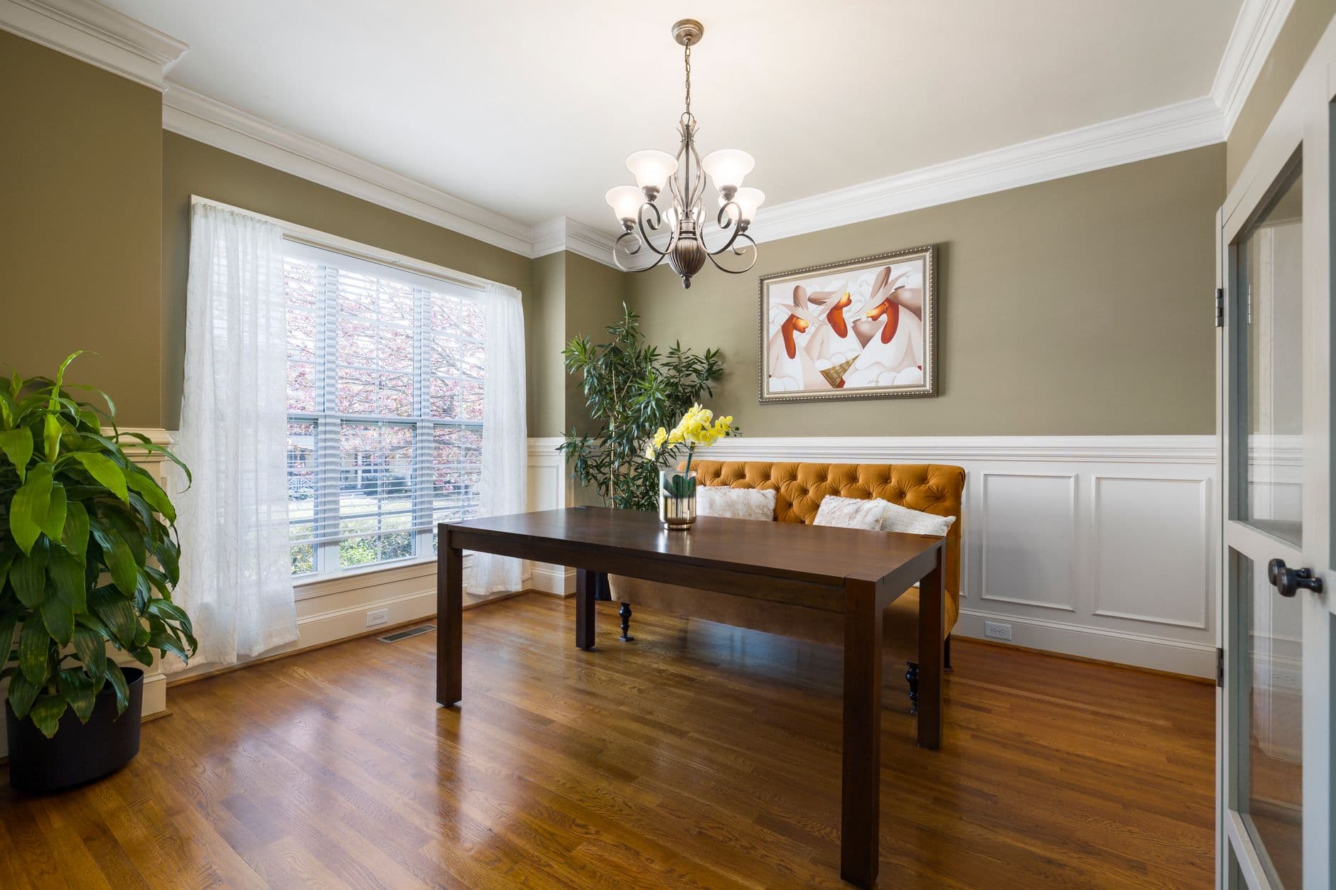 Interior painting by Bing's Painting Plus in Ocala, FL — freshly painted living room walls